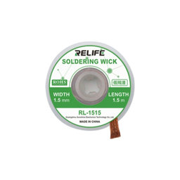 Relife RL-1515 - Powerful Soldering Wick (1.5mm)