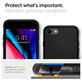 Spigen - Case Liquid Air for iPhone 7, 8, SE 2020 & SE 2022, black
