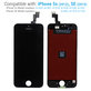 Display for iPhone 5S, SE, Black, Touch Screen with Frame