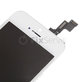 Display for iPhone 5S, SE, White, Touch Screen with Frame