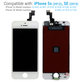 Display for iPhone 5S, SE, White, Touch Screen with Frame