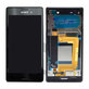 Sony Xperia M4 Aqua Dual E2333 - LCD Display + Touch Screen + Frame (Black) - 124TUL0015A, 124TUL0011A Genuine Service Pack