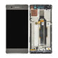 Sony Xperia XA F3111 - LCD Display + Touch Screen + Frame (Graphite Black) - 78PA3100010, 78PA3100090 Genuine Service Pack