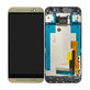 HTC One M9 - LCD Display + Touch Screen + Frame (Silver/Gold) TFT