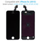 Apple iPhone 5C - LCD Display + Touch Screen + Frame (Black) Original Refurbished