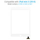 Apple iPad Mini 3 - Touch Screen (White)