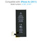 Battery for iPhone 4S, 1430mAh