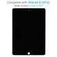 LCD Display for iPad Air 2, Black, Touch Screen without Frame, Refurbished