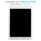LCD Display for iPad Air 2, White, Touch Screen without Frame, Refurbished