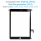 Touch Screen for iPad Air, iPad (5th Gen 2017), Black