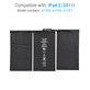 Battery for iPad 2, 6500mAh