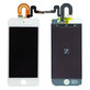 LCD Display for iPod Touch (5th Gen, 6th Gen, 7th Gen), White, Touch Screen with Frame