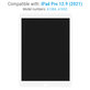 LCD Display for iPad Pro 12.9" (1st Gen 2015), White, Touch Screen without Frame, Refurbished