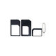 SIM Adapter 3in1 (NanoSIM, MicroSIM, MiniSIM) + SIM Socket Opener