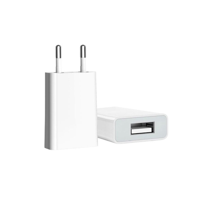 USB-A charging adapter, 5W, compatible with Apple