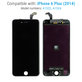 Display for iPhone 6 Plus, Black, Touch Screen with Frame, Refurbished