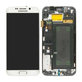 Samsung Galaxy S6 Edge G925F - LCD Display + Touch Screen + Frame (White Pearl) - GH97-17162B, GH97-17317B, GH97-17334B Genuine Service Pack