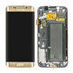 Samsung Galaxy S6 Edge G925F - LCD Display + Touch Screen + Frame (Gold Platinum) - GH97-17162C, GH97-17317C, GH97-17334C Genuine Service Pack