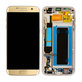 Samsung Galaxy S7 Edge G935F - LCD Display + Touch Screen + Frame (Gold) - GH97-18533C, GH97-18594C, GH97-18767C Genuine Service Pack
