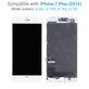Display for iPhone 7 Plus, White, Touch Screen with Frame, Refurbished