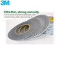 3M - Double-Sided Tape - 2mm x 50m (Black)