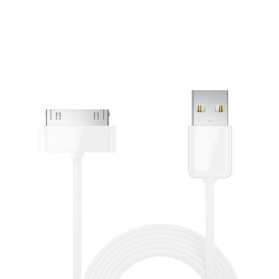 30-pin / USB cable, 1 m, compatible with Apple