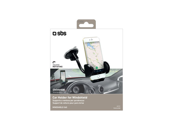 SBS - FREEWAY Car Holder with Suction Cup, black