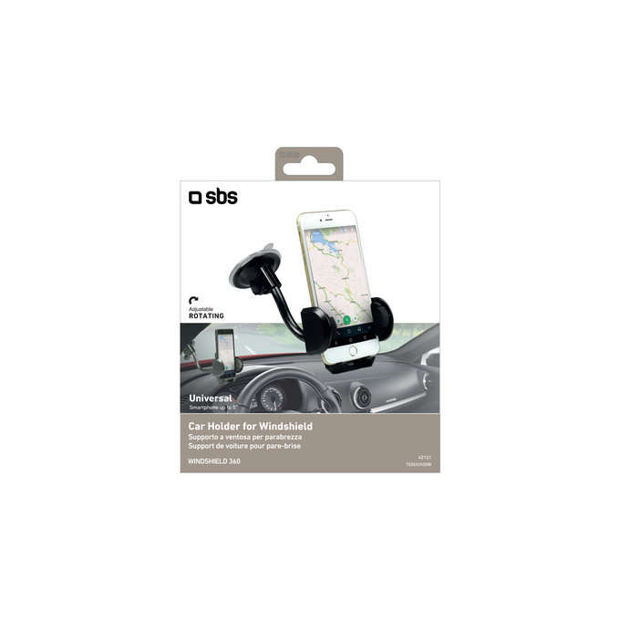 SBS - FREEWAY Car Holder with Suction Cup, black