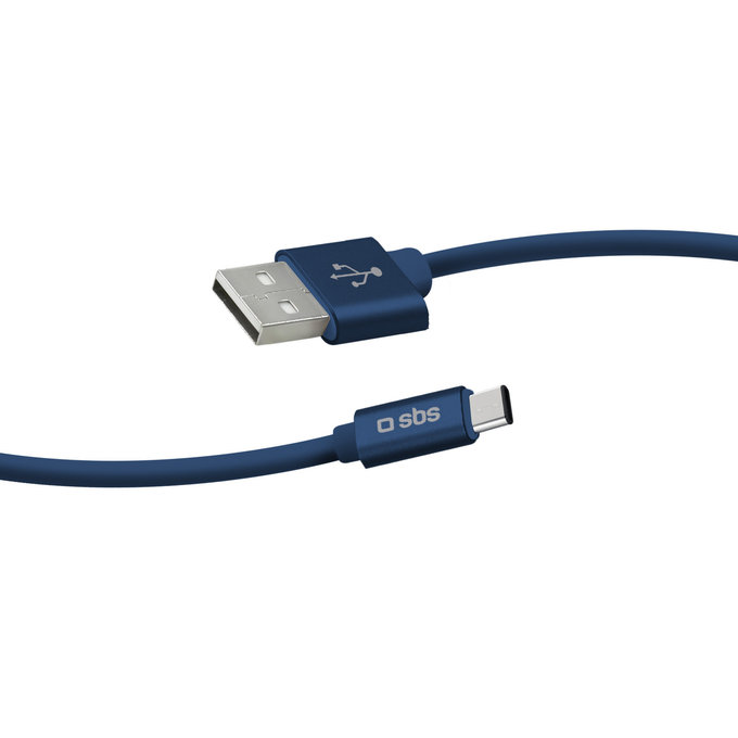 SBS - USB-C / USB Cable (1m), blue