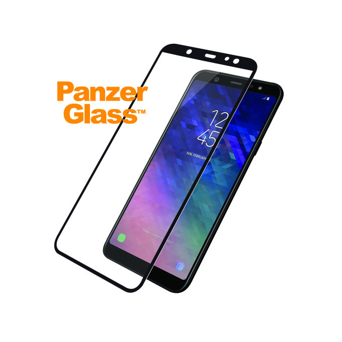 PanzerGlass - Tempered Glass for Samsung Galaxy A6+ (2018) black