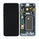 Samsung Galaxy S9 Plus G965F, G965FD - LCD Display + Touch Screen + Frame (Coral Blue) - GH97-21691D, GH97-21722D, GH97-21692D Genuine Service Pack