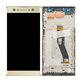 Sony Xperia XA2 Ultra Dual - LCD Display + Touch Screen + Frame (Gold) - 78PC2300040 Genuine Service Pack