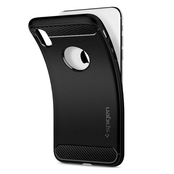 Spigen - Case Rugged Armor for iPhone XR, black