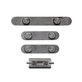 Apple iPhone XS Max - Side Buttons Set - Power + Volume + Mute (Space Gray)