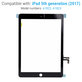 Touch Screen with Home Button for iPad (5th Gen 2017), Space Gray