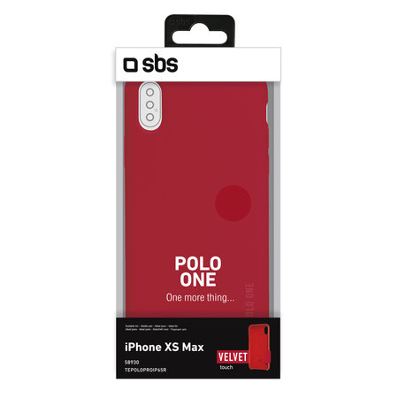 SBS Case Polo One for iPhone XS Max, red FixShop