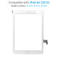 Touch Screen with Home Button for iPad Air, iPad (5th Gen 2017), White