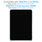 LCD Display for iPad Pro 11.0" (1st Gen 2018, 2nd Gen 2020), Touch Screen without Frame, Refurbished
