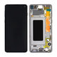Samsung Galaxy S10 G973F - LCD Display + Touch Screen + Frame (Prism Black) - GH82-18850A, GH82-18835A, GH82-18860A Genuine Service Pack