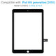 Touch Screen for iPad (6th Gen 2018), Black