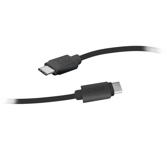 SBS - USB-C / USB-C Cable (1.5m), black