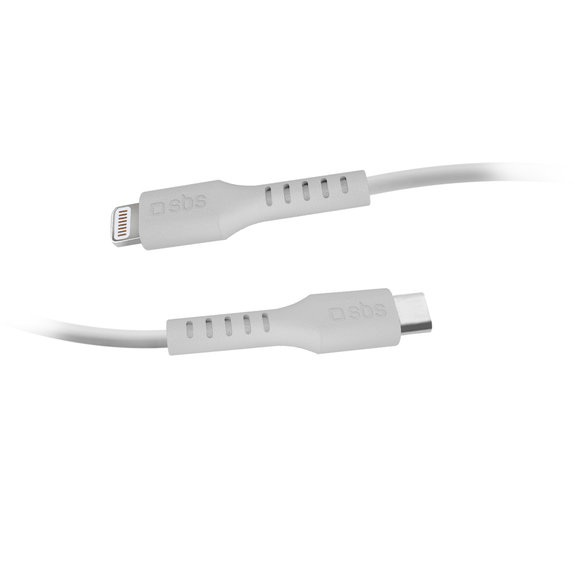 SBS - Lightning / USB-C Cable (1m), white