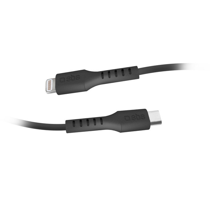 SBS - Lightning / USB-C Cable (1m), black