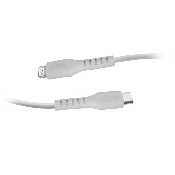 SBS - Lightning / USB-C Cable (2m), white