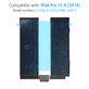 Battery for iPad Pro 11.0" (1st Gen 2018), 7812mAh