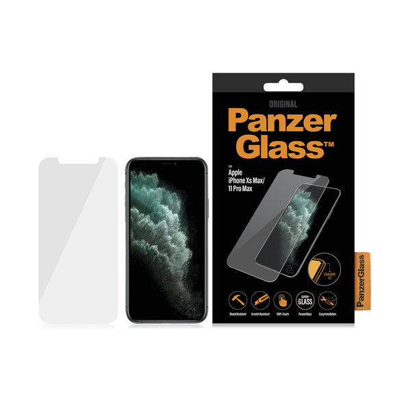 PanzerGlass - Tempered Glass Standard Fit for iPhone XS Max & 11 Pro Max, transparent