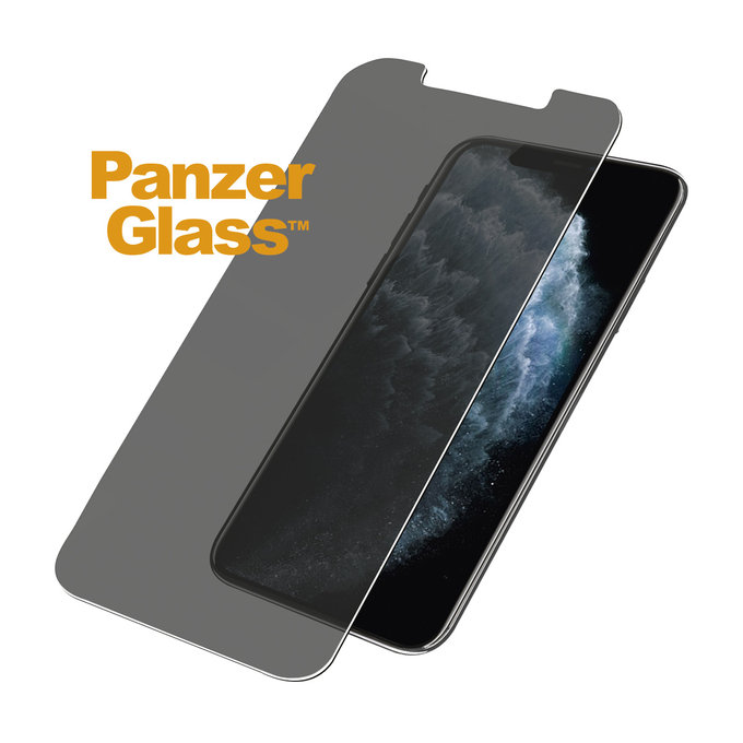 PanzerGlass - Tempered Glass Privacy Standard Fit for iPhone X, XS & 11 Pro, transparent