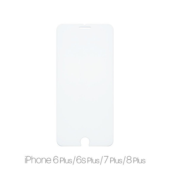 FixPremium Glass - Tempered Glass for iPhone 6 Plus, 6s Plus, 7 Plus & 8 Plus