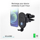 SBS - Gravity Car Holder with Wireless Charging, 10W, Qi, black