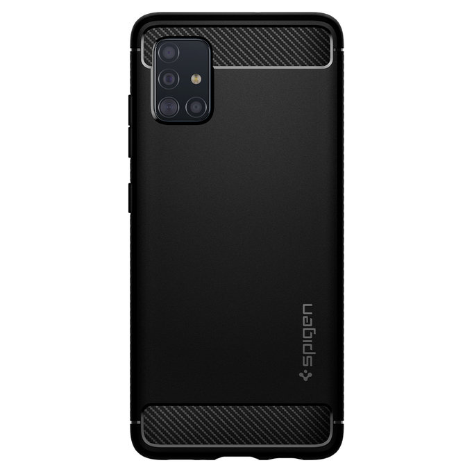 Spigen Case Rugged Armor for Samsung Galaxy A51, black